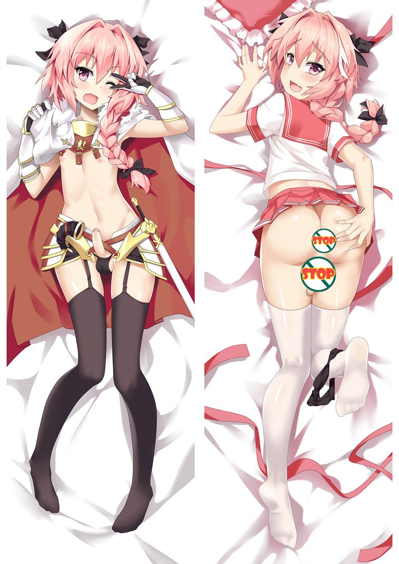Fate/Apocrypha Astolfo With Double Sides Zipper as a girlfriend wife Anime Dakimakura Pillow Cover