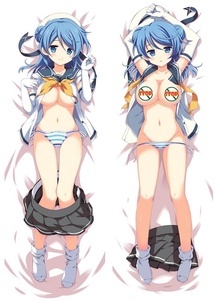 Kantai Collection Urakaze Anime Dakimakura Pillow Case