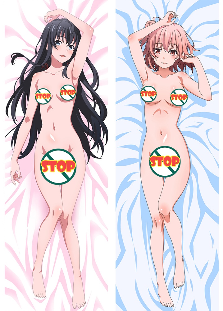 My Youth Romantic Comedy Is Wrong, As I Expected Yukino Yukinoshita&Yui Yuigahama Anime Dakimakura Pillow Case