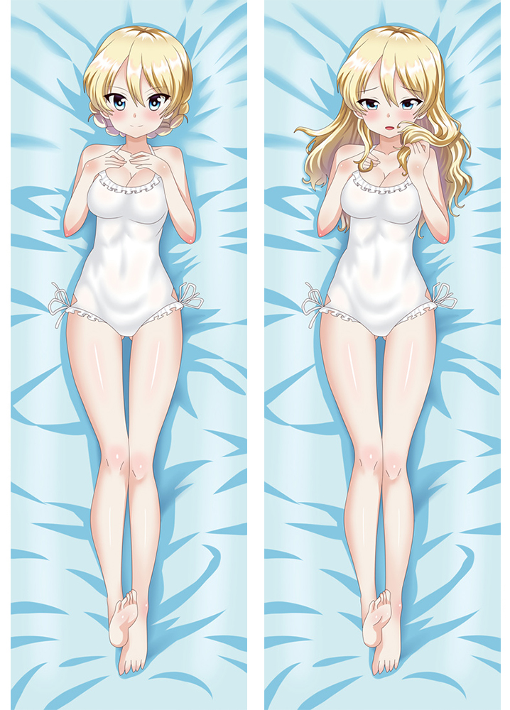 Girls und Panzer Garpan Darjeeling Anime Dakimakura Pillow Case
