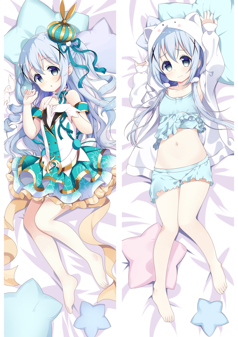 Is the Order a Rabbit? Kafuu Chino Anime Dakimakura Pillow Cover