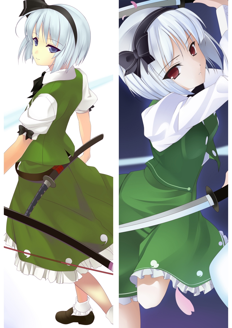 Touhou Project Konpaku Youmu Anime Dakimakura Pillow Cover