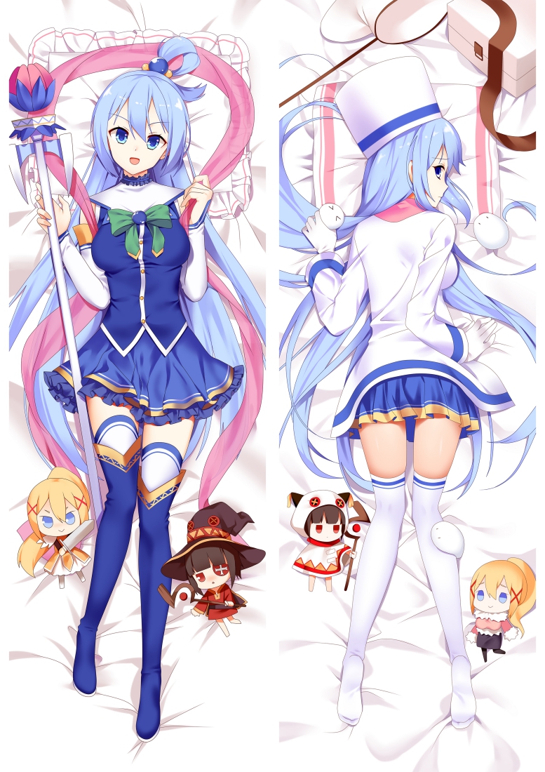 KonoSuba: God's Blessing on This Wonderful World! Aqua Anime Dakimakura Pillow Cover