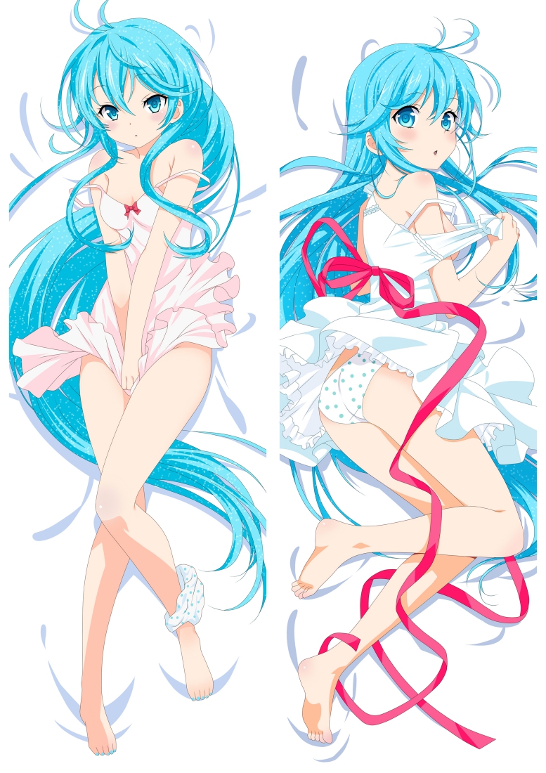 Ground Control to Psychoelectric Girl Erio Touwa Anime Dakimakura Pillow Cover