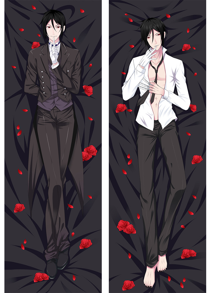 Black Butler Sebastian Michaelis Anime Dakimakura Pillow Case