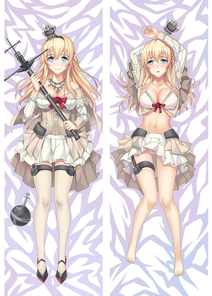Kantai Collection Warspite Anime Dakimakura Pillow Case