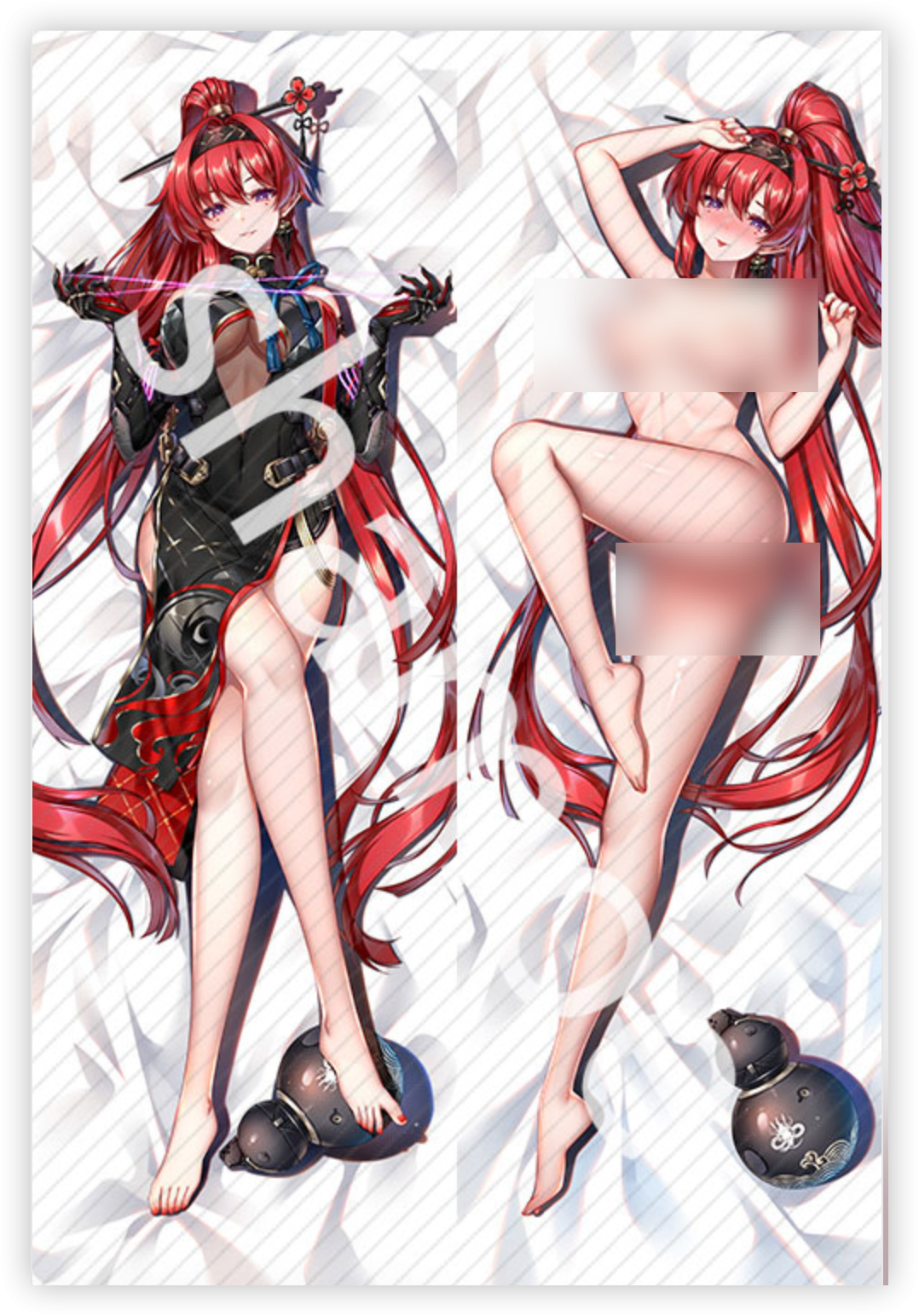 Wuthering Waves Yinlin Anime Dakimakura Body Pillow Cover