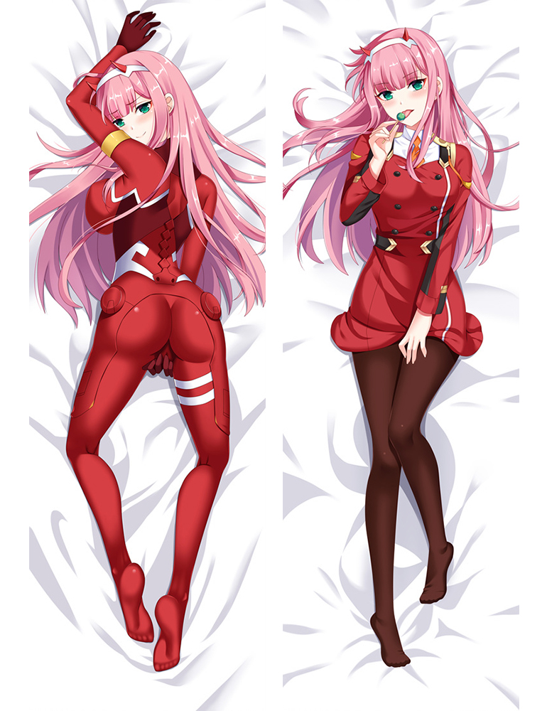 Darling In The Franxx Code:002 Zero Two Anime Dakimakura Hugging Pillow Cover