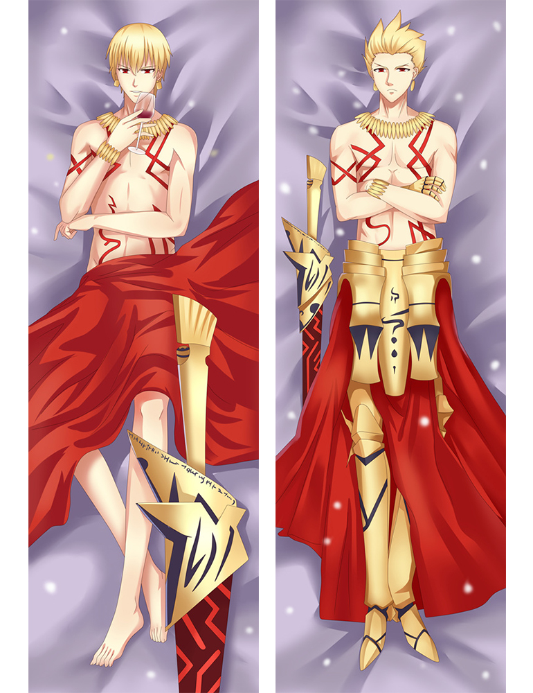 Fate/Grand Order Gilgamesh Anime Dakimakura Hugging Pillow Cover