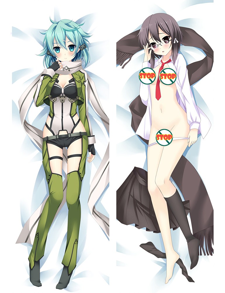 Sword Art Online Sinon Anime Dakimakura Pillow Cover