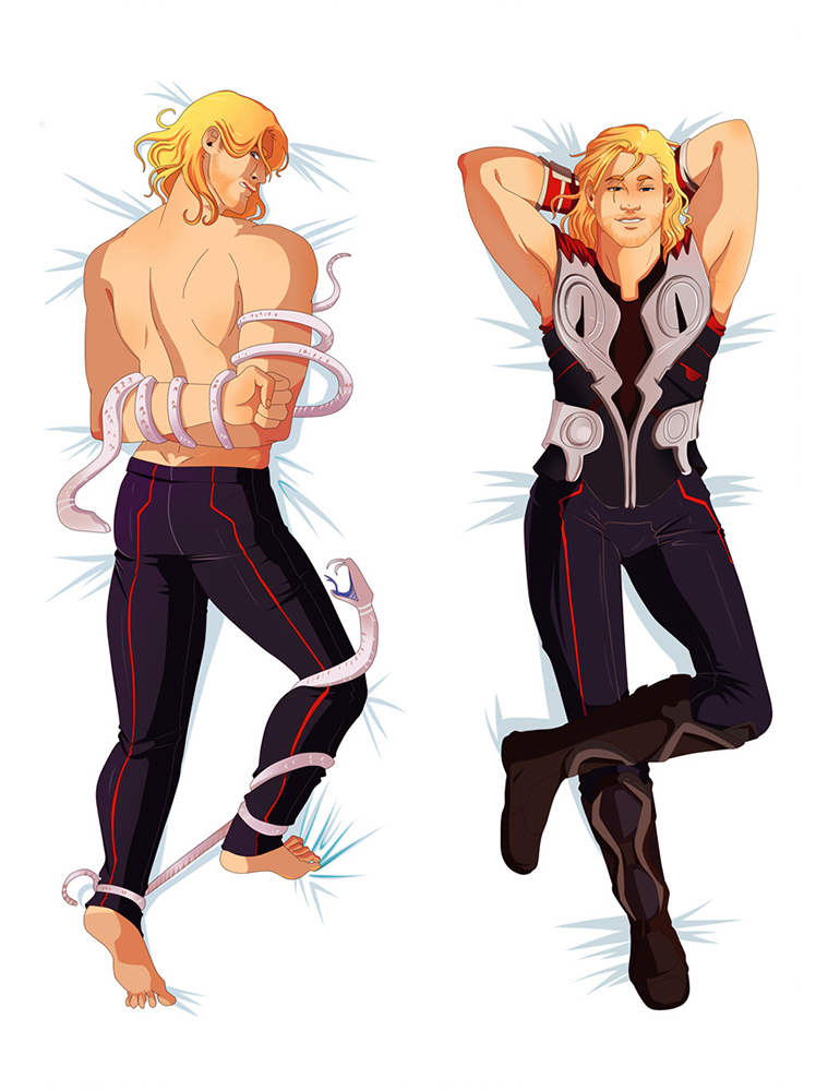 DC Comics Thor Anime Dakimakura Pillow Cover
