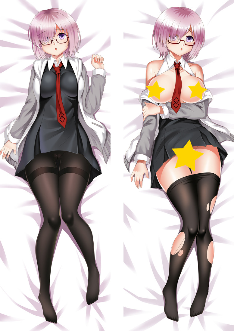 Fate/Grand Order FGO Mash Kyrielight Anime Dakimakura Pillow Cover
