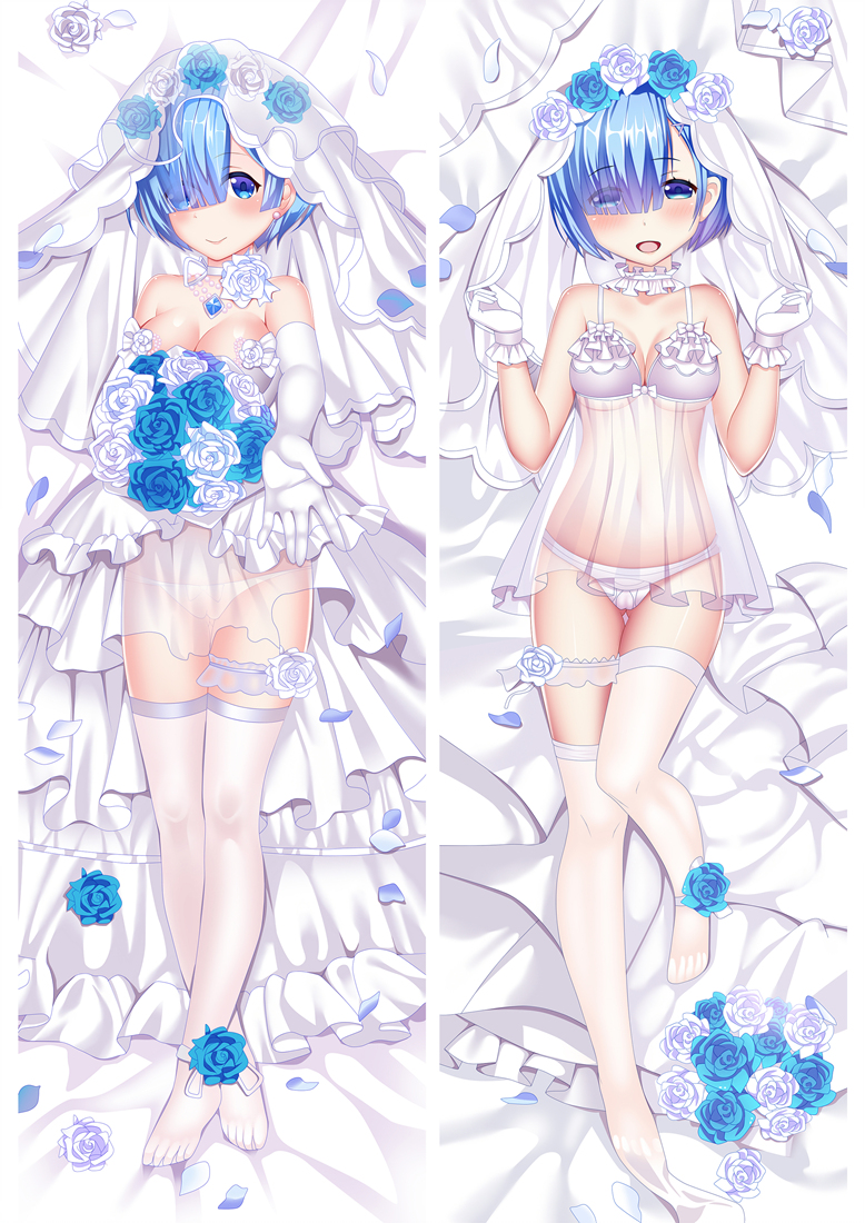 Re:Zero Starting Life in Another World Rem Anime Dakimakura Pillow Cover