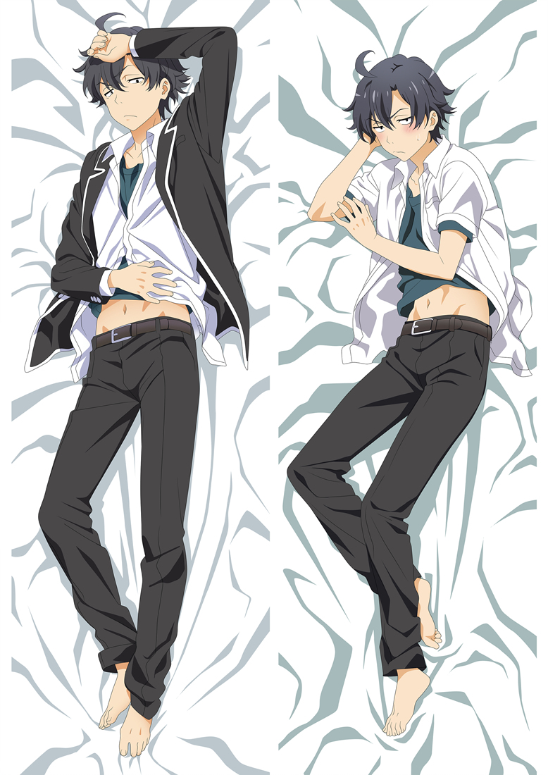My youth romantic comedy in game is wrong as I expected Hachiman Hikigaya Anime Dakimakura Pillow Cover