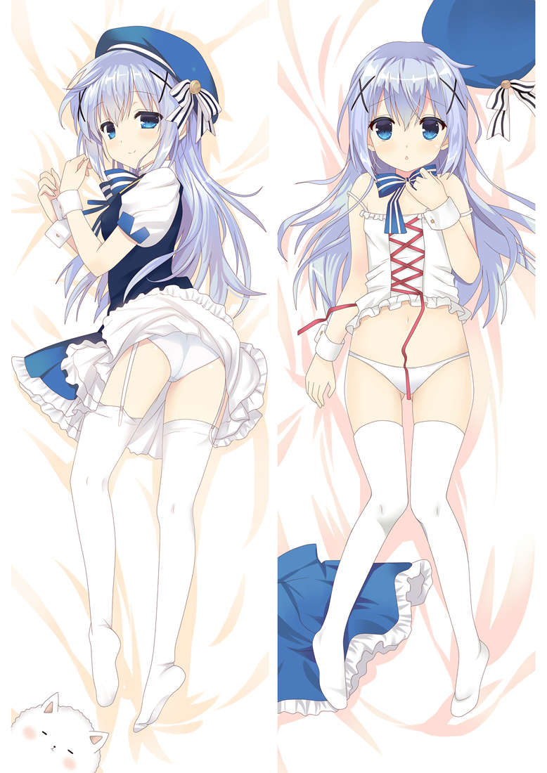 Is the Order a Rabbit Chino Kafū Anime Dakimakura Pillow Cover Mgf-86010