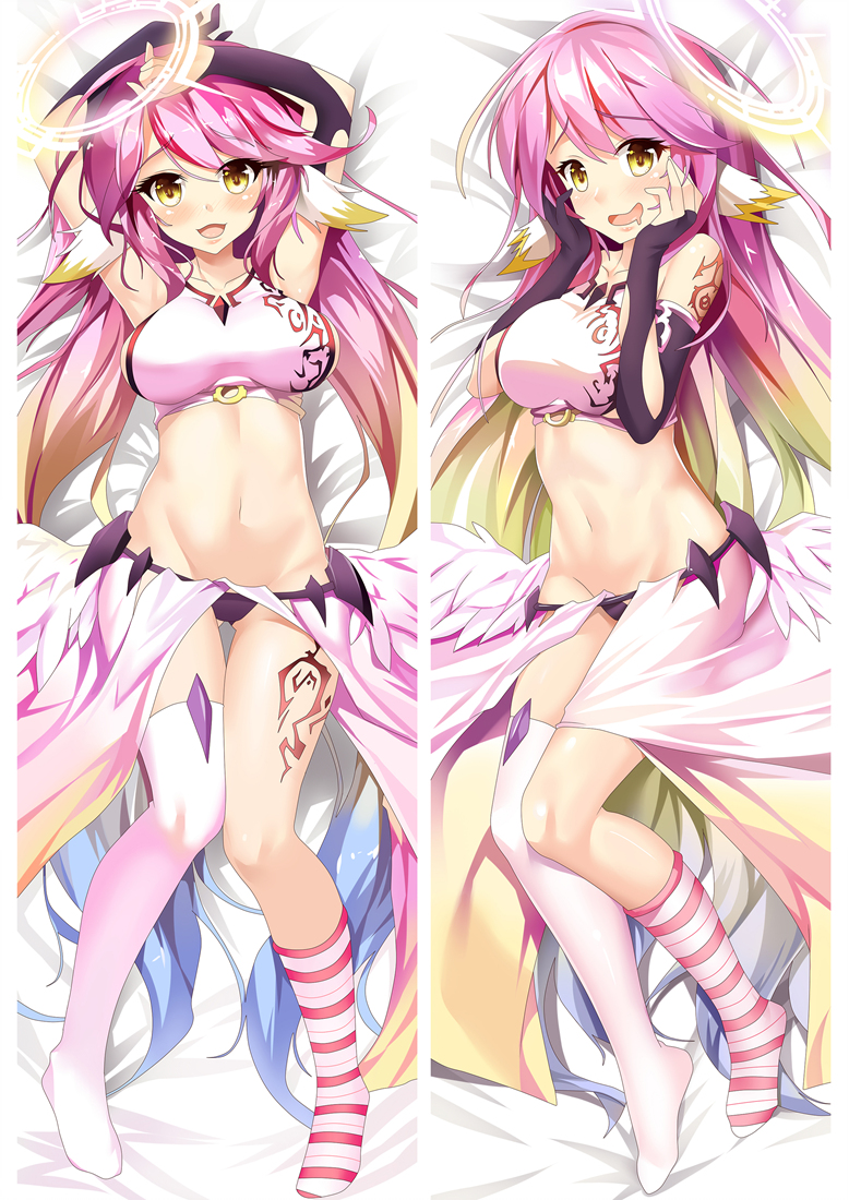 NO GAME NO LIFE Jibril Anime Dakimakura Pillow Cover Mgf-86015