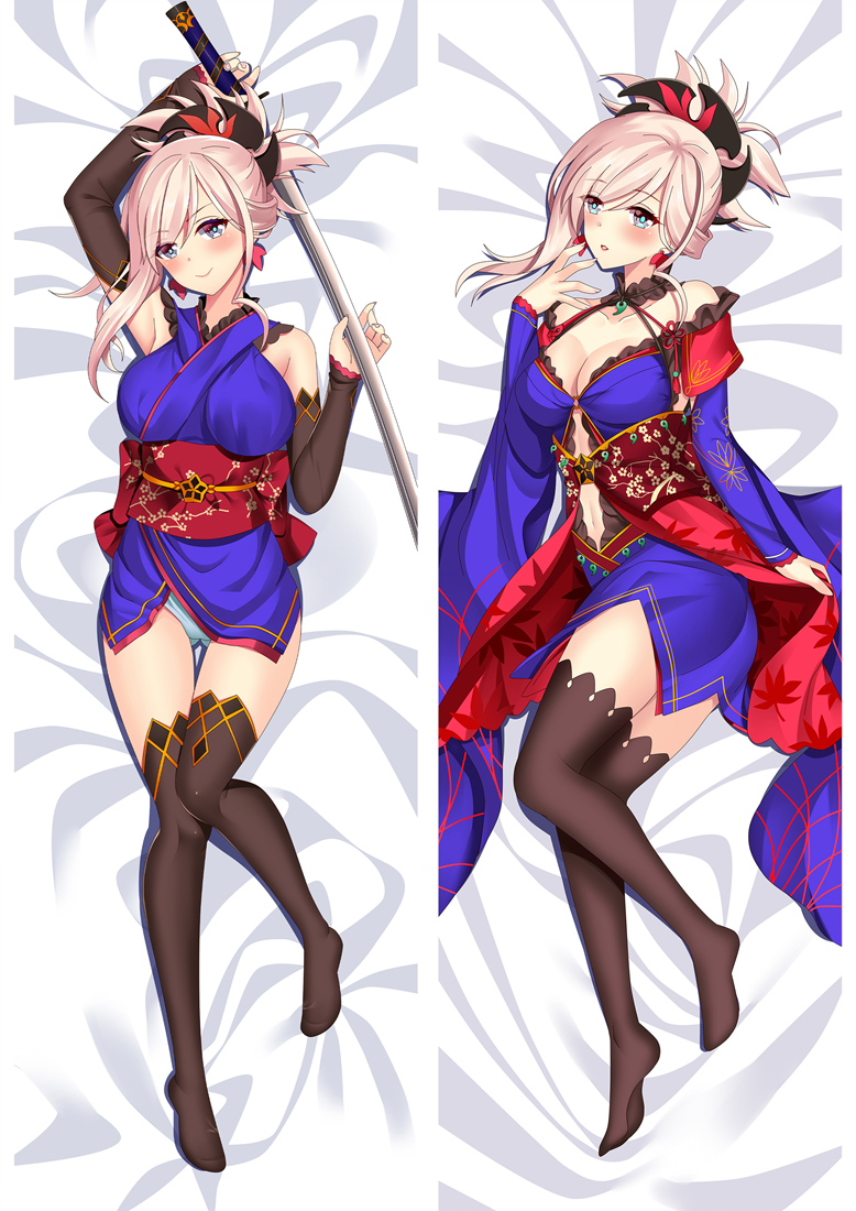 Fate Grand Order Okita Sōji Anime Dakimakura Pillow Cover Mgf-86026