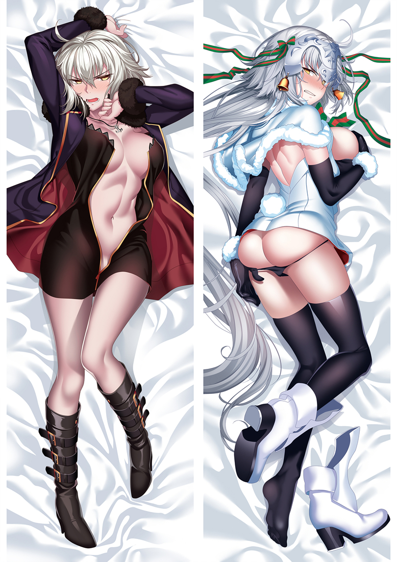 Fate Grand Order FGO Jeanne d'Arc alter Anime Dakimakura Pillow Cover Mgf-86074