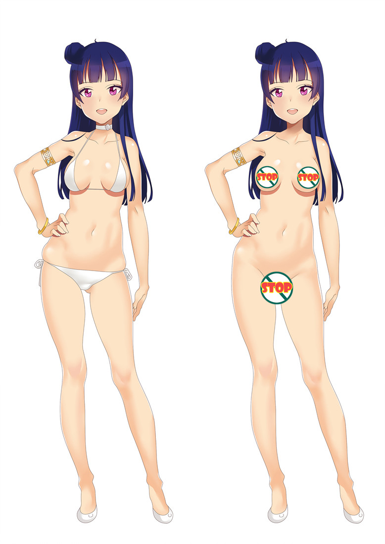 Love Live Yoshiko Tsushima Anime Dakimakura Pillow Cover Mgf-86084