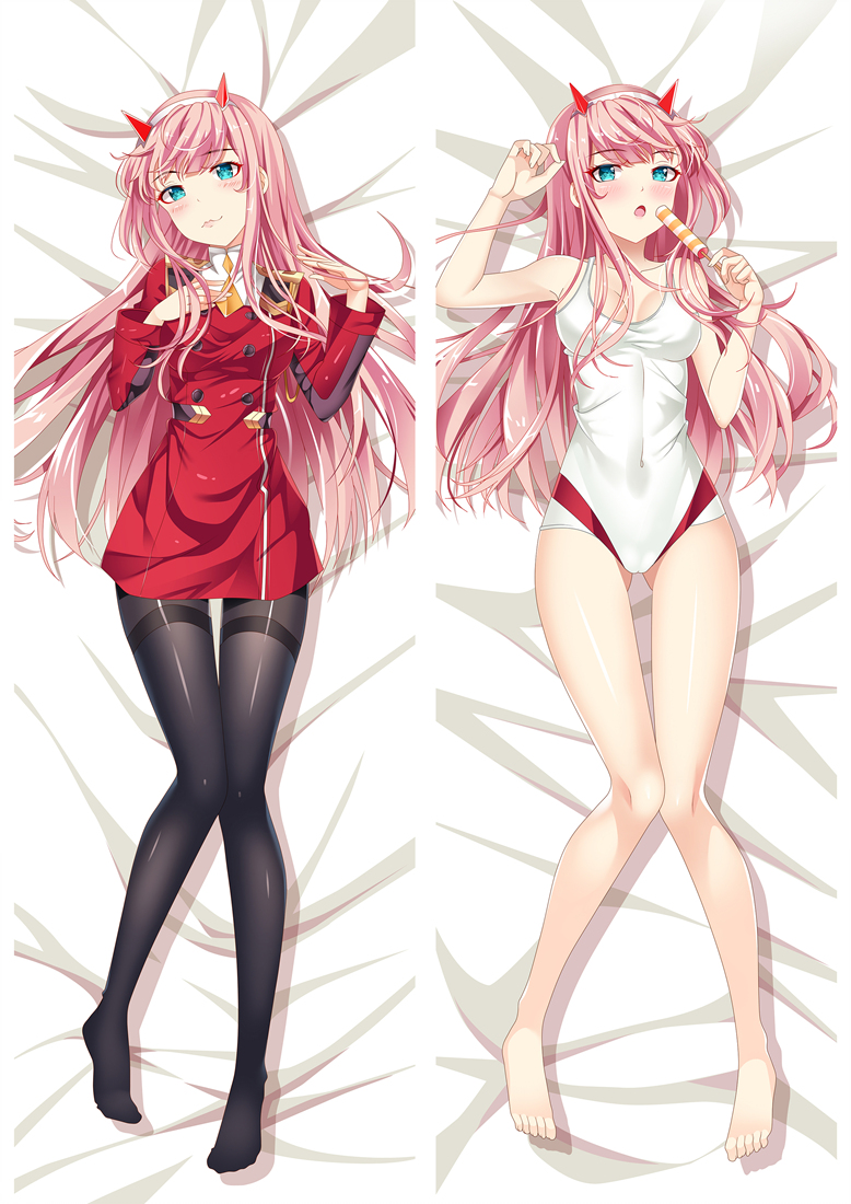 DARLING in the FRANXX Code:002 Zero Two Anime Dakimakura Pillow Cover Mgf-86103