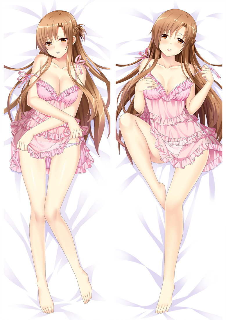 Sword Art Online Asuna Yuuki Anime Dakimakura Pillow Cover Mgf-86118
