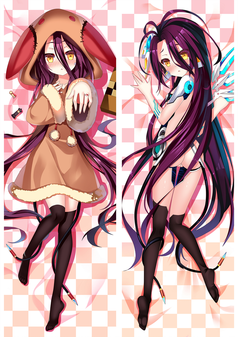 NO GAME NO LIFE Shuvi Dola Anime Dakimakura Pillow Cover H3752-B