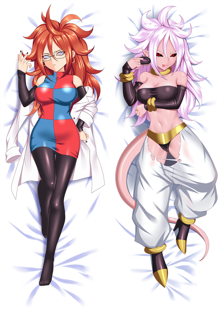 Dragon Ball FighterZ Android 21 Anime Dakimakura Pillow Cover Mgf-87014