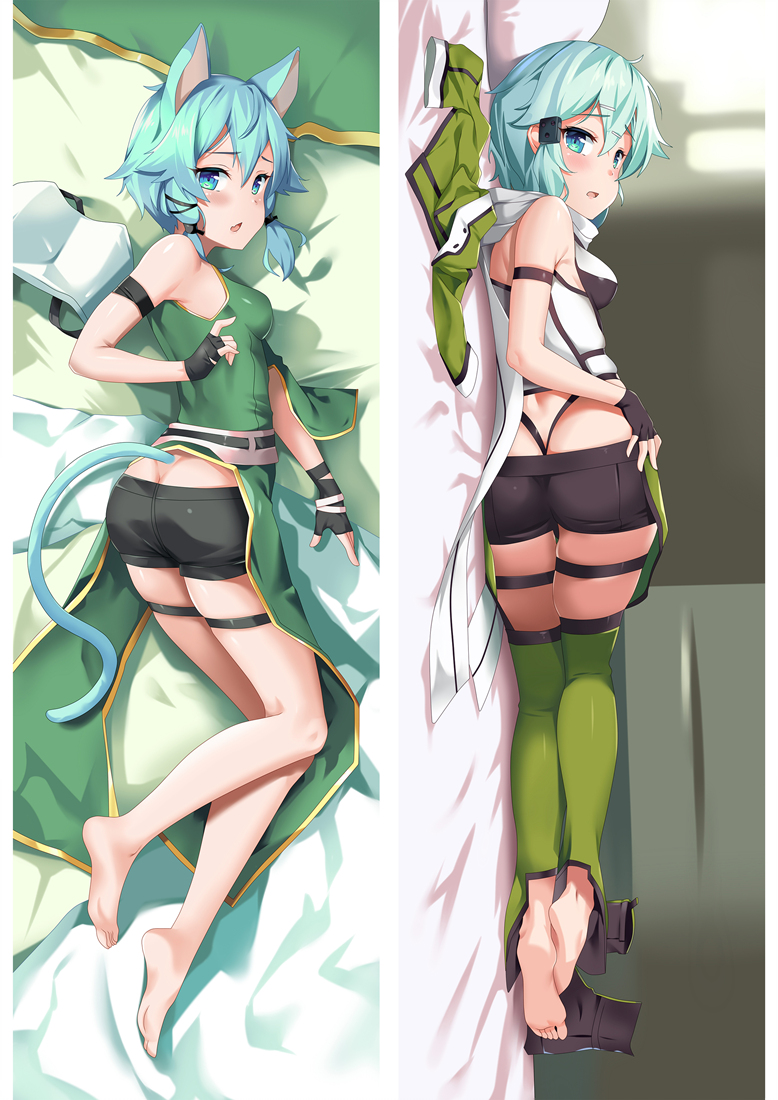Sword Art Online Asada Shino Anime Dakimakura Pillow Cover