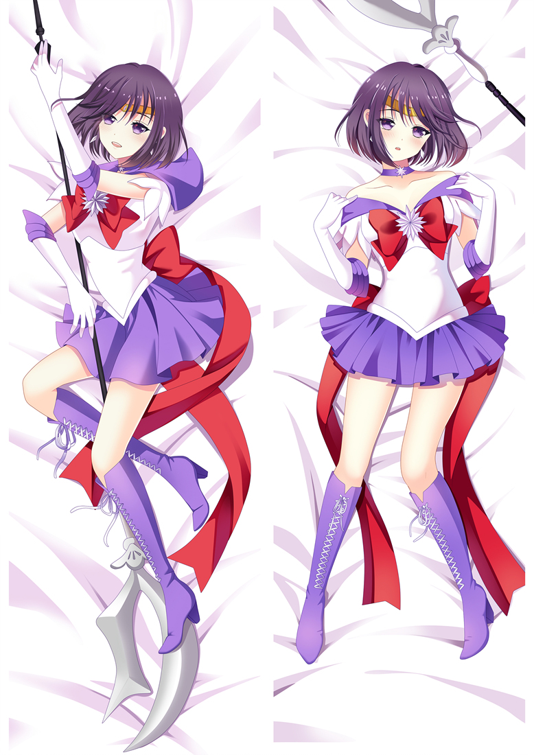 Sailor Moon Sailor Saturn Tomoe Hotaru Anime Dakimakura Pillow Cover