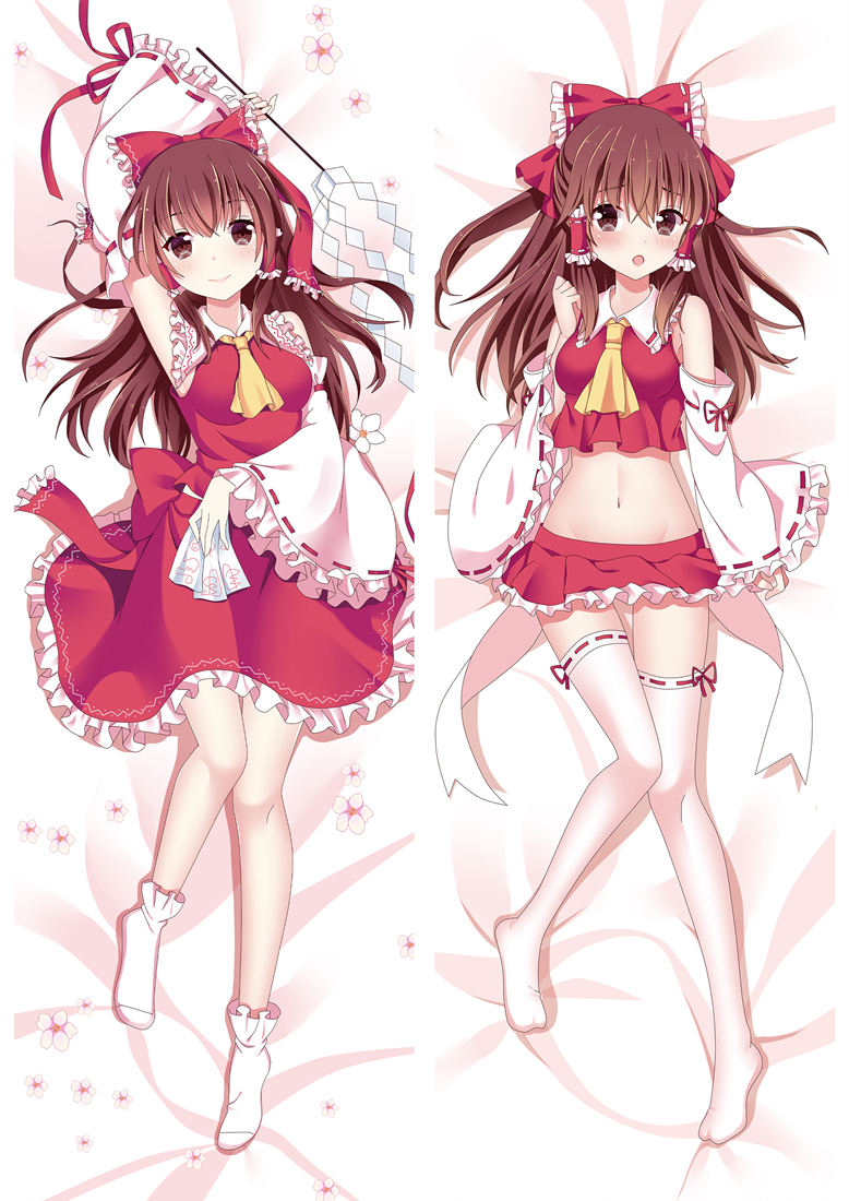 TouHou Project Hakurei Reimu Anime Dakimakura Pillow Cover