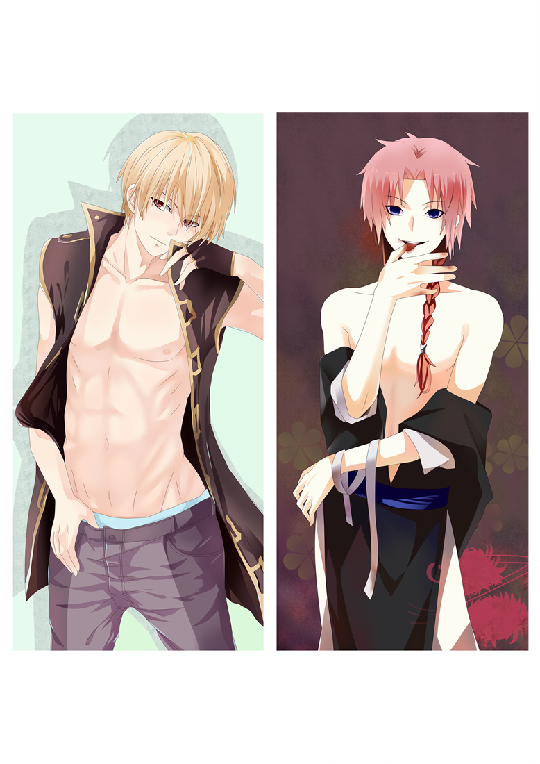 Gintama Kamui Anime Dakimakura Pillow Cover