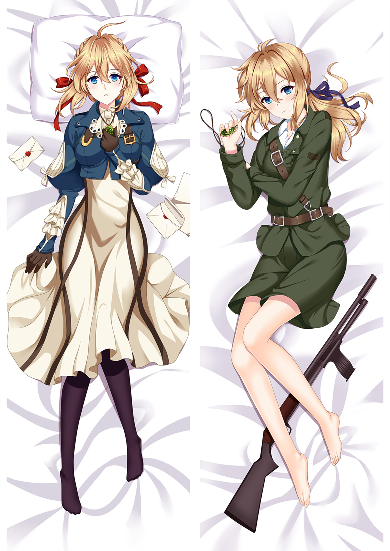 Violet Evergarden Violet Evergarden Anime Dakimakura Pillow Cover