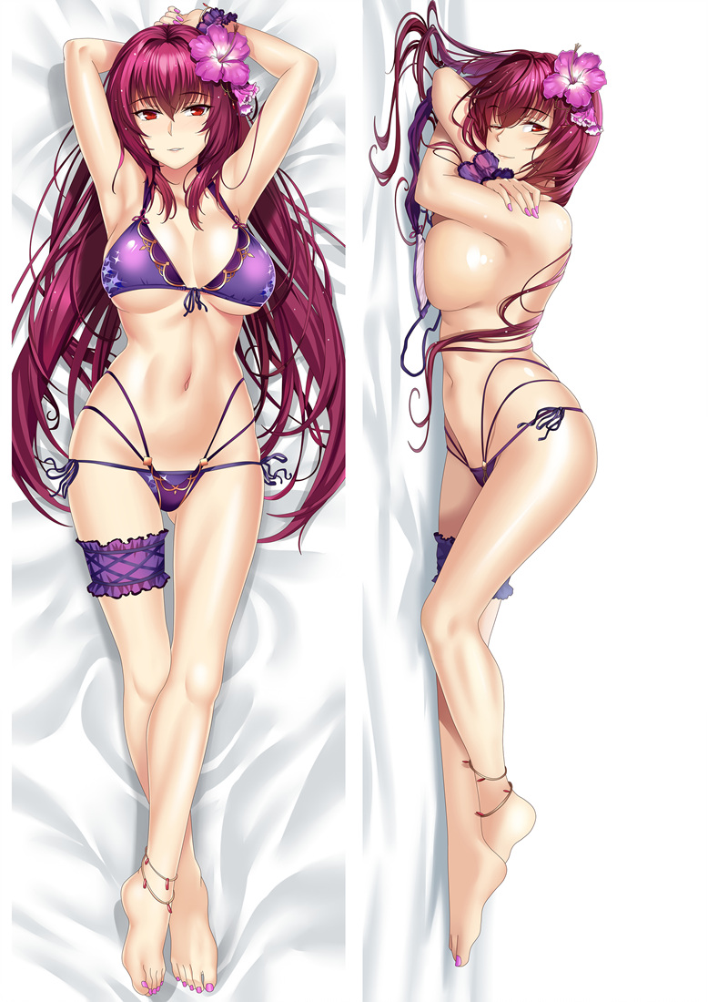 Fate Grand Order Lancer Scathach Anime Dakimakura Pillow Cover