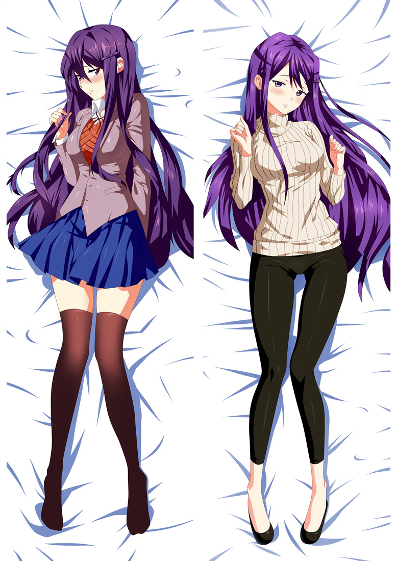 Doki Doki Literature Club! Yuri Anime Dakimakura Pillow Cover
