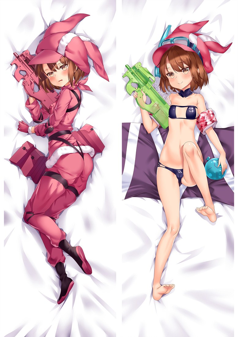 Sword Art Online Alternative Gun Gale Online Karen Kohiruimaki Anime Dakimakura Pillow Cover