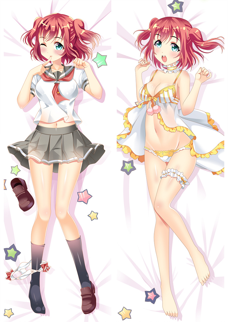 New Love Live! Sunshine!! Kurosawa Ruby Anime Girl Body Pillow Case Cover