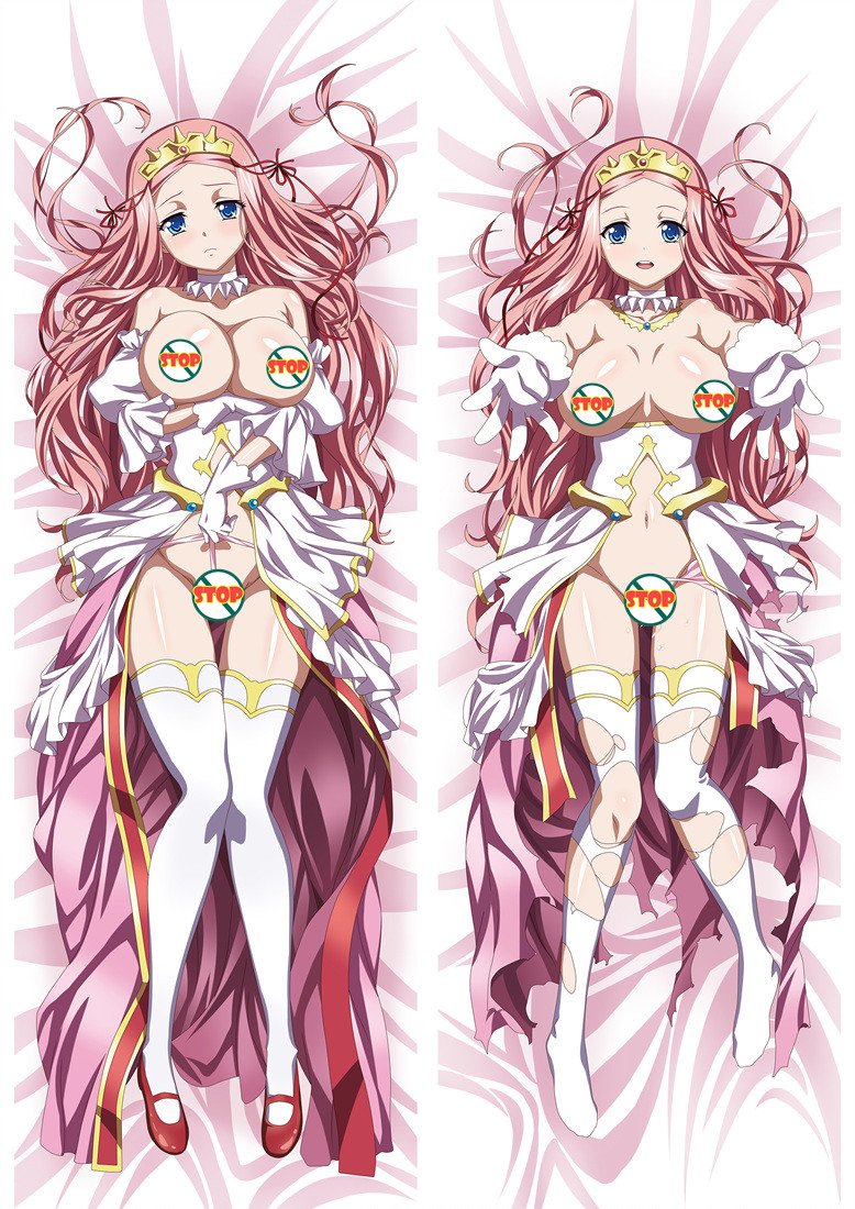 Kuroinu ~ Kedakaki Seijo wa Hakudaku ni Somaru ~ Prim Fiorire Anime Girl Body Pillow Case Cover
