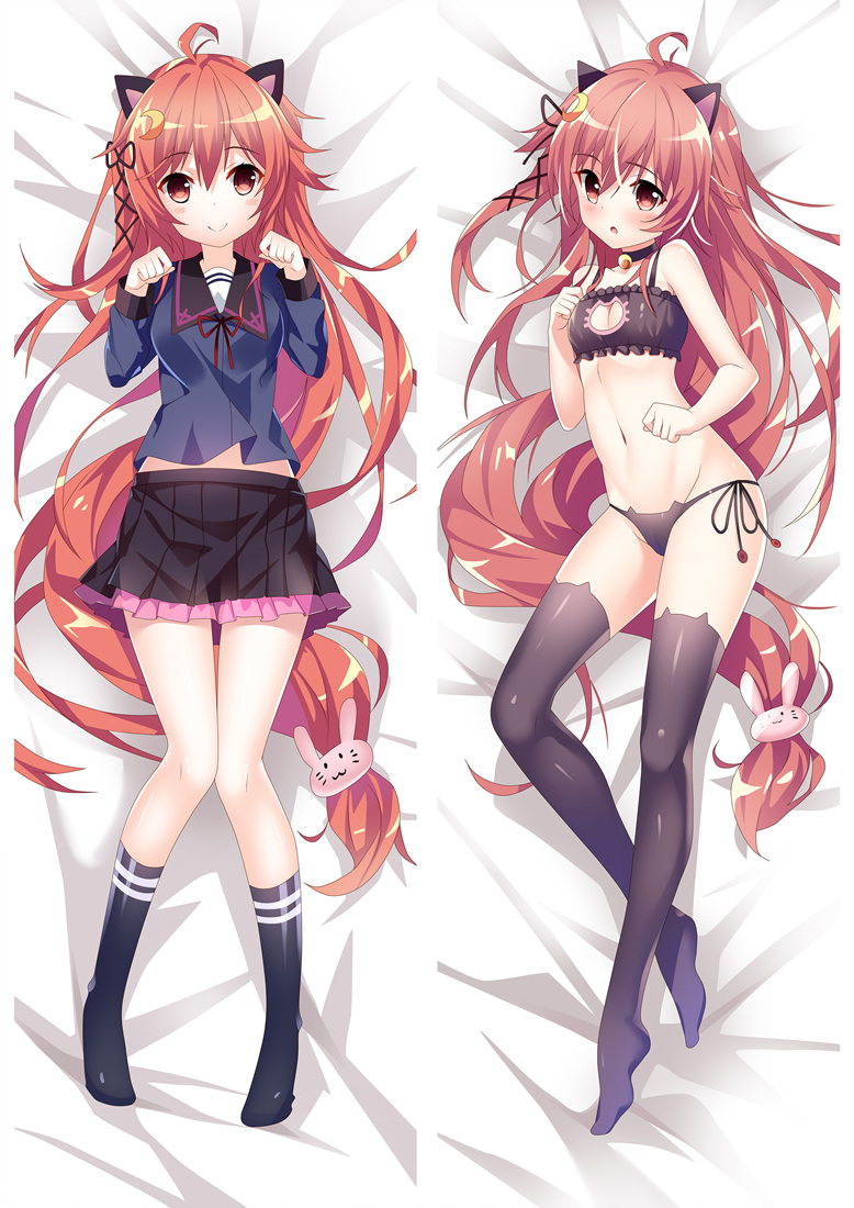 Kantai Collection Japanese destroyer Uzuki Anime Dakimakura Pillow Cover