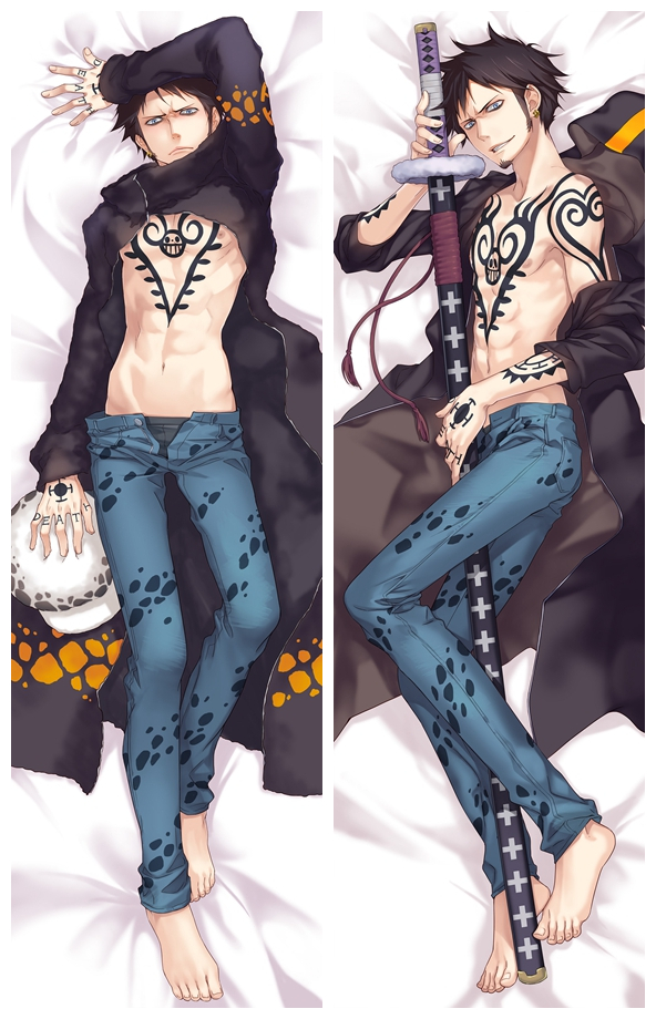 One Piece Trafalgar D. Water Law Anime Dakimakura Pillow Cover92020