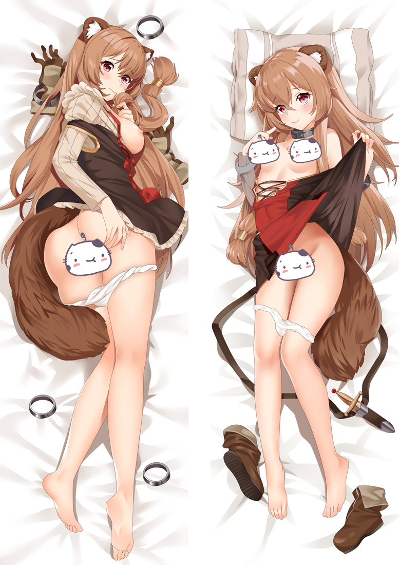 The Rising of the Shield Hero Raphtalia Anime Dakimakura Pillow Cover
