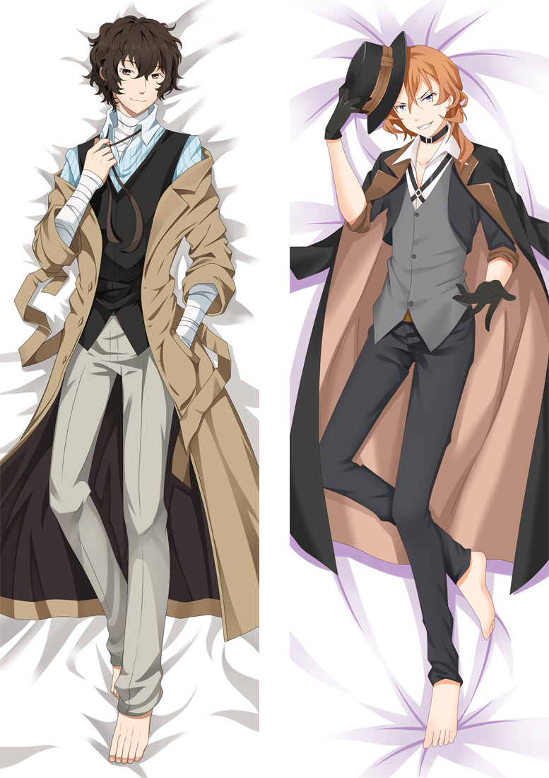 Bungo Stray Dogs Anime Dakimakura Pillow Cover