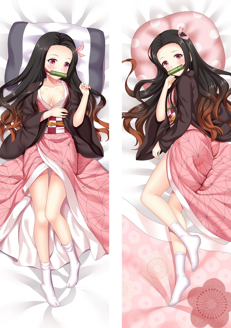 Demon Slayer: Kimetsu no Yaiba Kamado Nezuko Anime Dakimakura Pillow Cover