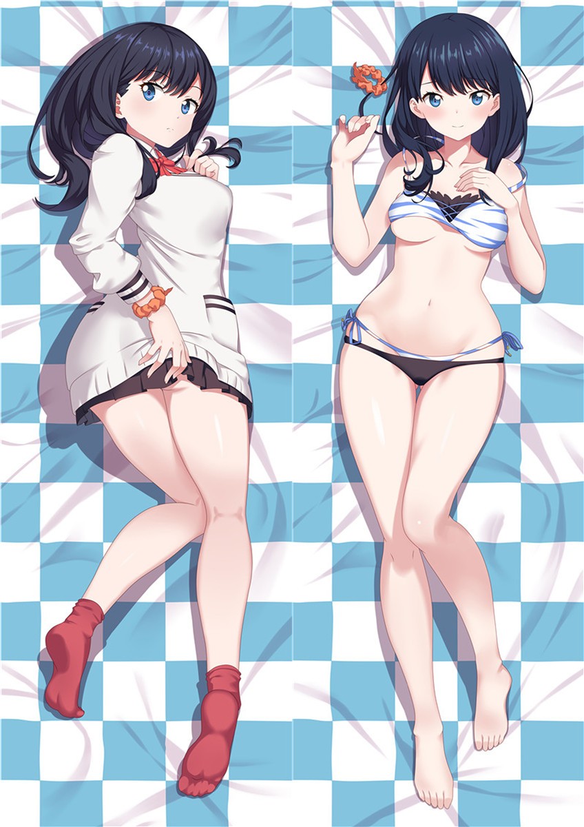 SSSS. GRIDMAN Takarada Rikka With Double Sides Zipper as a girlfriend wife Anime Dakimakura Pillow Cover