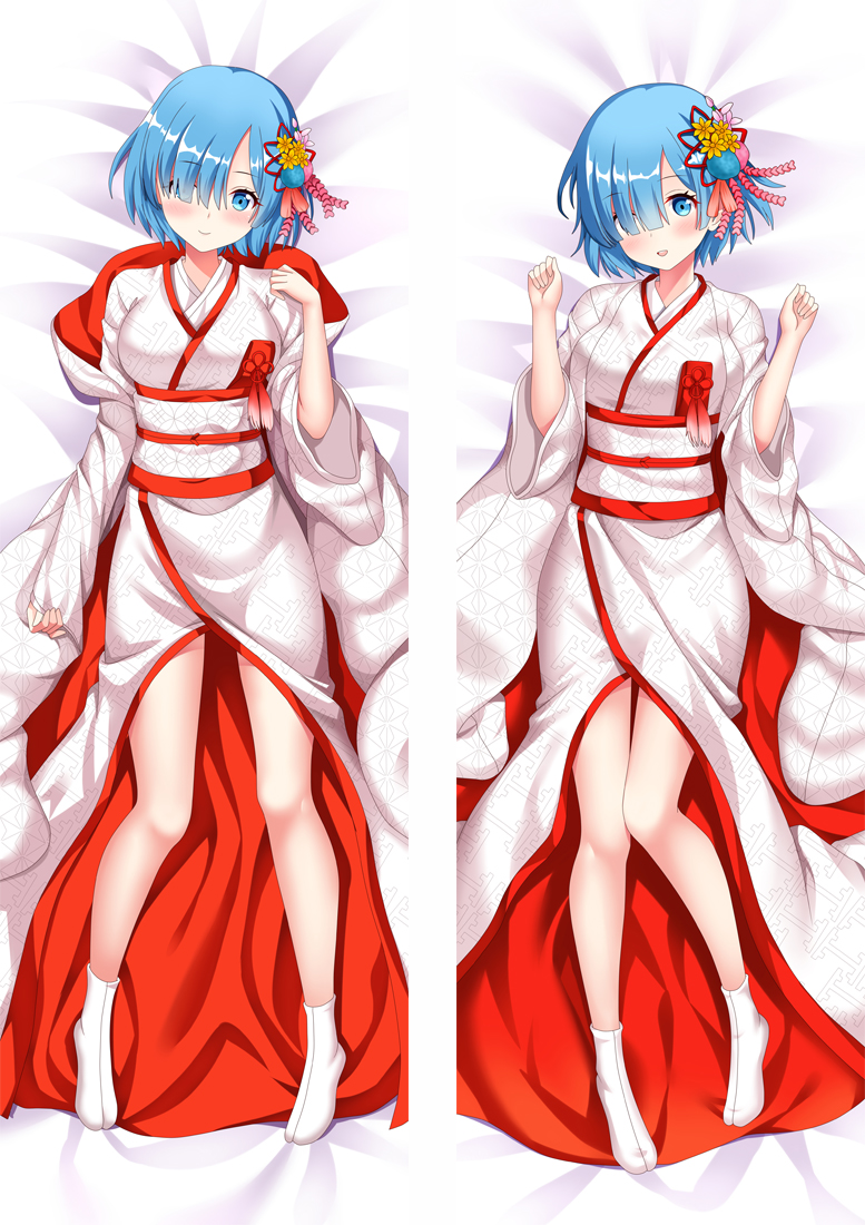 Re:Zero − Starting Life in Another World Rem Anime Dakimakura Pillow Cover