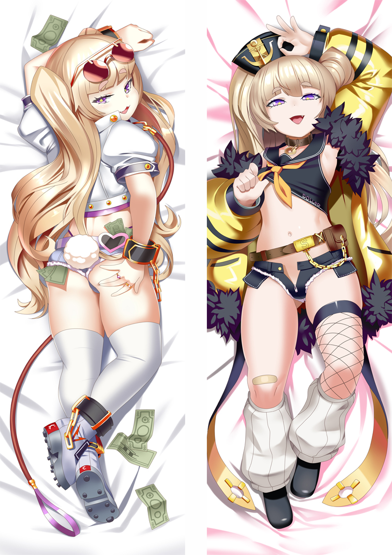 Azur Lane USS Bache (DD-470) Anime Dakimakura Pillow Cover
