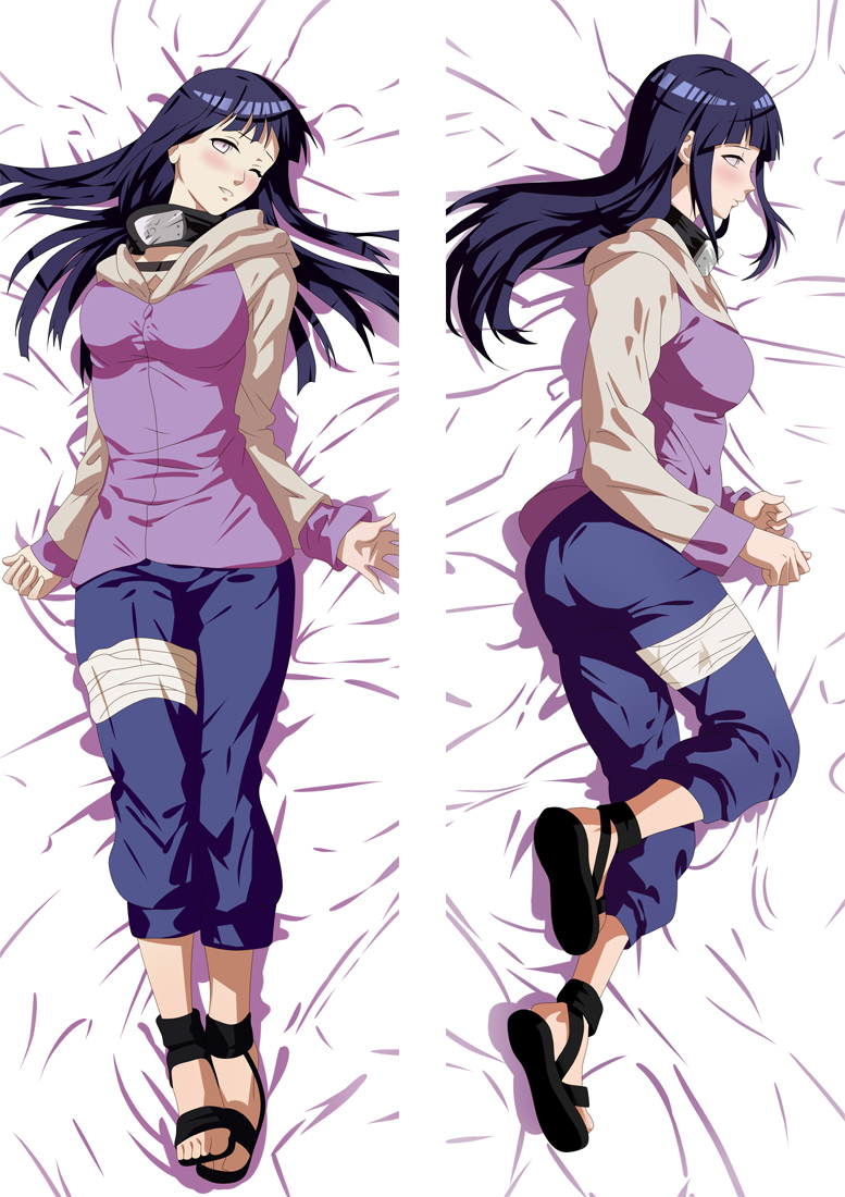 Naruto Hinata Hyuga Anime Dakimakura Pillow Cover