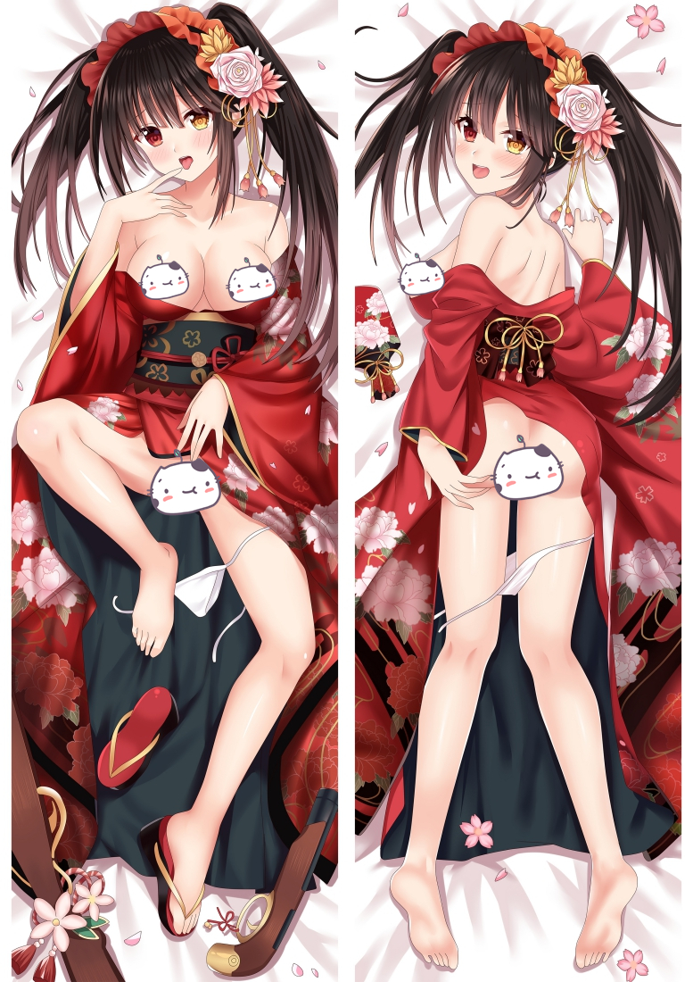 Date A Live Nightmare Tokisaki Kurumi Anime Dakimakura Pillow Cover