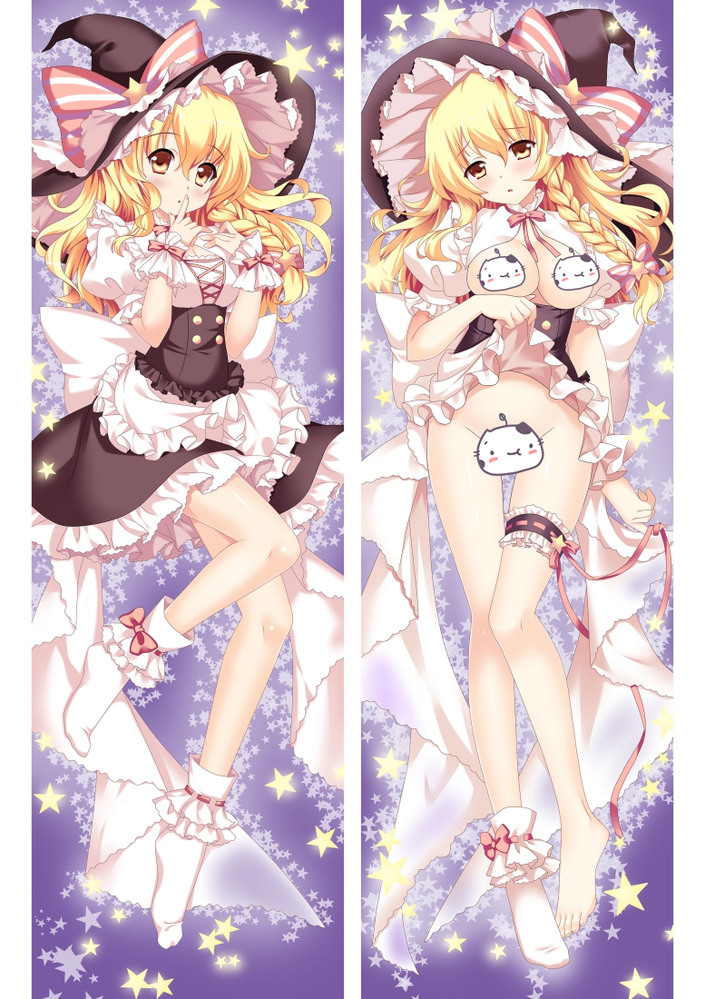 TouHou Project Kirisame Marisa Anime Dakimakura Pillow Cover