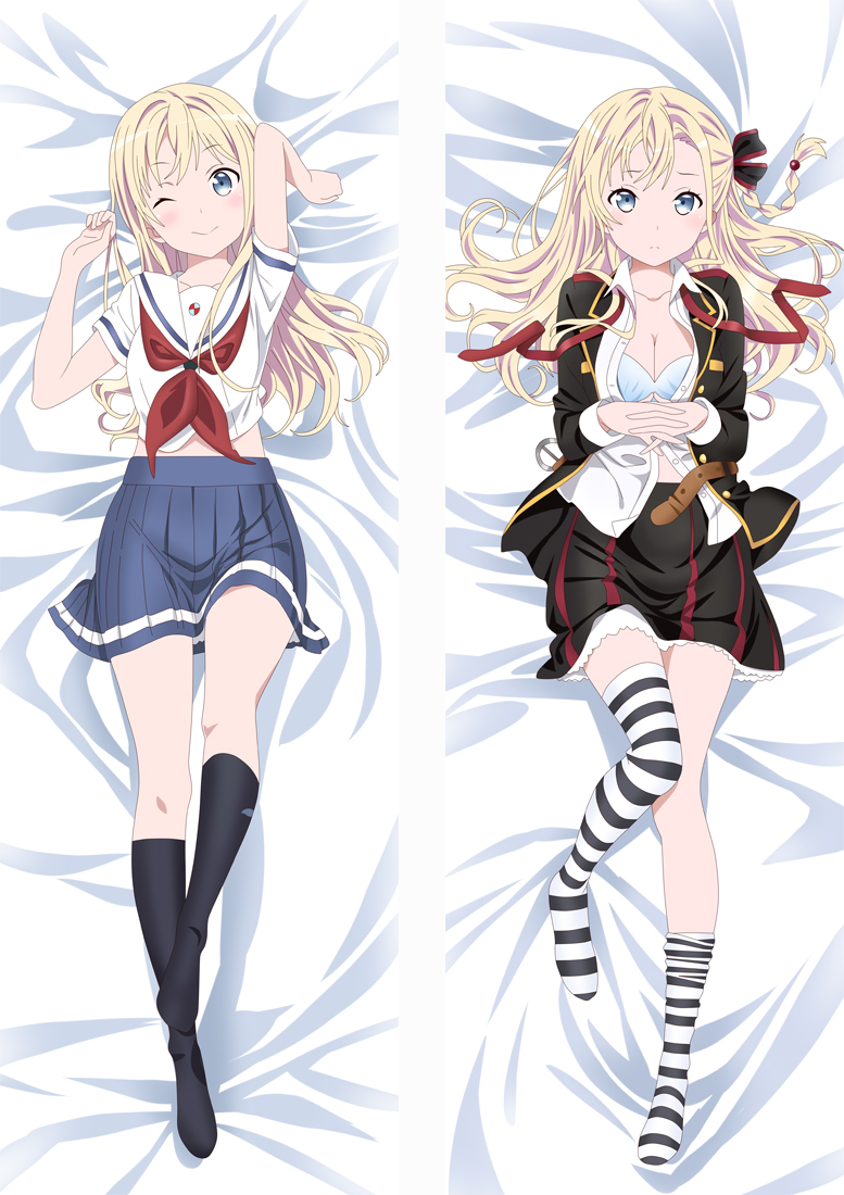 High School Fleet Wilhelmina Braunschweig Ingenol Friedeburg Anime Dakimakura Pillow Cover