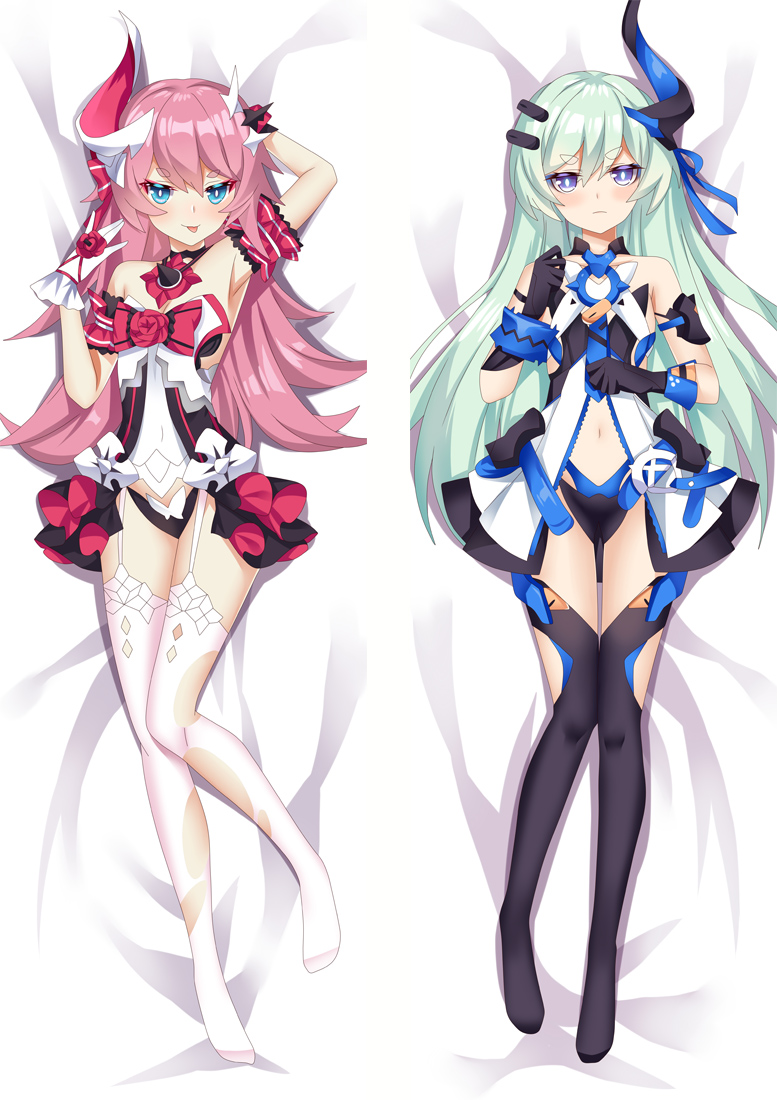 Honkai Impact 3rd Rozaliya&Liliya Olenyeva Anime Dakimakura Pillow Cover H3965-A